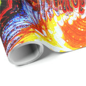 オレンジギフトラッピング紙 ラッピングペーパー (ロールコーナー)