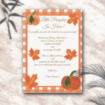 オレンジギンガムパンプキン誕生のお知らせ