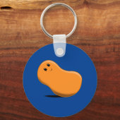 オレンジクラゲのキーチェーン キーホルダー (正面)