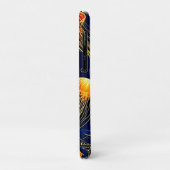 オレンジクラゲ模様アート Case-Mate iPhoneケース (裏面/左)