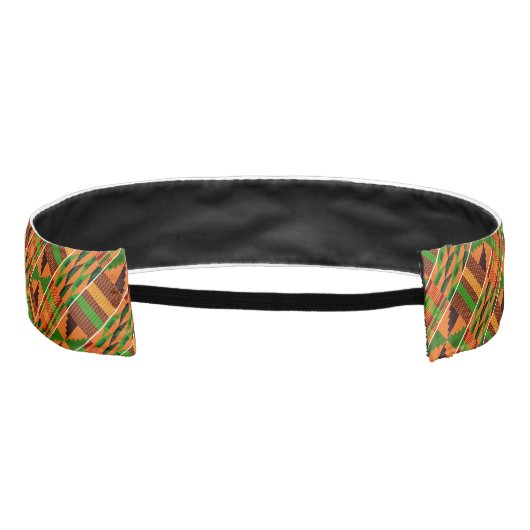 オレンジクラシック色ケントアフリカ非ヘッドバスリップまたは滑ることンド アスレチックヘッドバンド (裏面)