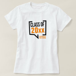 オレンジクラス 年度 スピーチバブル Tシャツ