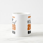 オレンジクラス 2026 卒業記念 オレンジ色のマグカップ コーヒーマグカップ (中央)