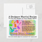 オレンジクリームシックレティーニアイスクリームマルチニポストカード ポストカード (正面/裏面)