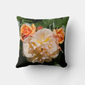 オレンジクリームバラ クッション (裏面)