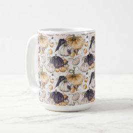オレンジクリーム&パープルカボチャ入りクリーム コーヒーマグカップ