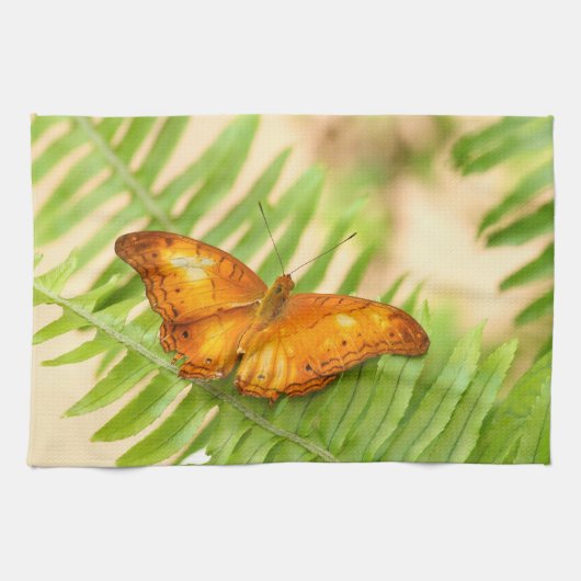 オレンジクルーザーバタフライ キッチンタオル (横)