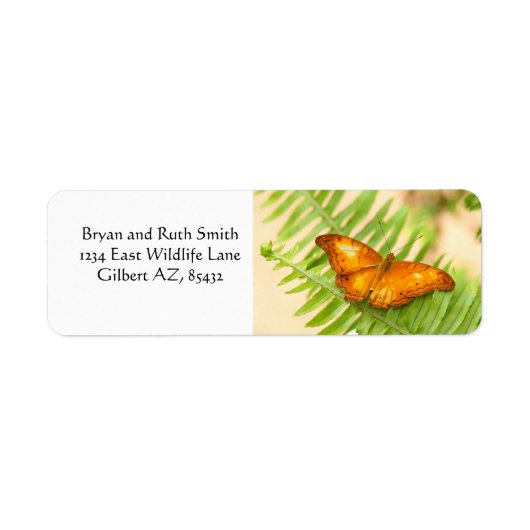 オレンジクルーザーバタフライ ラベル (正面)