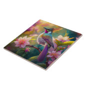 オレンジクレステッドレインボージェイファンタジーバード タイル (側面)