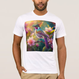 オレンジクレステッドレインボージェイファンタジーバード Tシャツ