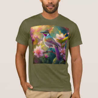 オレンジクレステッドレインボージェイファンタジーバード Tシャツ