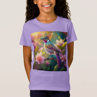 オレンジクレステッドレインボージェイファンタジーバード Tシャツ