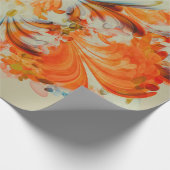 オレンジクレムシクルラッピング紙 ラッピングペーパー (角)