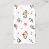 オレンジクレメンティンハニームーンフィッシュファンド エンクロージャーカード (裏面)