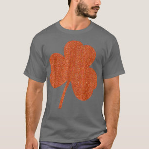 オレンジクローバーアイリッシュSt patricksパディーズデイラッキー Tシャツ