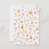 オレンジクンカットフルーツ サンキューカード (裏面)