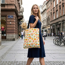 オレンジクールの水色イラストレーショントートバッグ トートバッグ