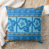 オレンジクールランプ投げデザイン クッション (ブランケット)