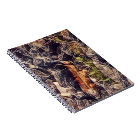 オレンジグアナアート ノートブック (右側)