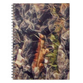 オレンジグアナアート ノートブック (正面)