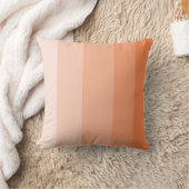 オレンジグラデーションストライプ色 クッション (ブランケット)