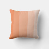 オレンジグラデーションストライプ色 クッション (裏面)