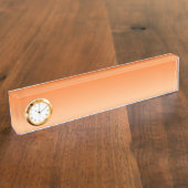 オレンジグラデーション デスクネームプレート (側面)