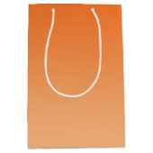 オレンジグラデーション ミディアムペーパーバッグ (正面)