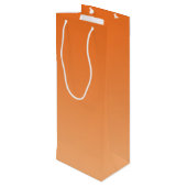 オレンジグラデーション ワインギフトバッグ (裏面アングル)