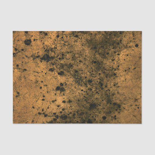 オレンジグランジプリント 薄葉紙 (正面)