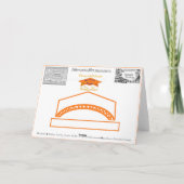 オレンジグラードキャップ金ゴールドブルー大学院クラス2024ハット カード (裏面)