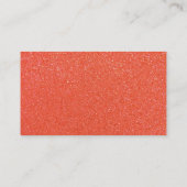 オレンジグリッター 名刺 (裏面)