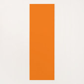 オレンジグリーンとブラウンの秋の格子模様 ヨガマット (裏面)