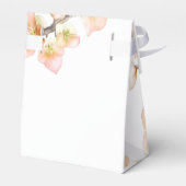 オレンジグリーンアイボリーフローラ春の木の花 フェイバーボックス (裏面サイド)