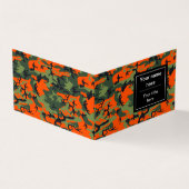 オレンジグリーンカモフラージュ、軍隊、陸軍 名刺 (外部)