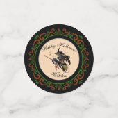 オレンジグリーンハッピーハローウィンウィッチ コンフェッティ (スモール正面)