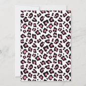 オレンジグリーンバルーンサファリパーティー動物誕生日 招待状 (裏面)