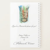 オレンジグリーンブルーファンタジーネックレス プランナー手帳 (裏面)