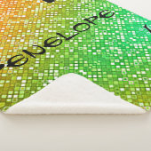 オレンジグリーン体操イベントシャーパブランケット シェルパブランケット (3/4)