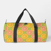 オレンジグリーン ダッフルバッグ (裏面)