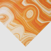 オレンジグルービースワールヴィンテージスタイルとキュートアート 薄葉紙 (詳細)