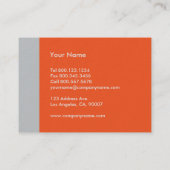 オレンジグレモダンー 名刺 (裏面)