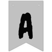 オレンジグレーパープルハッピーハローウィン バンティングフラッグ (第2の旗)