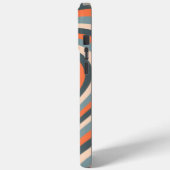 オレンジグレー催眠ハートラブパターン Case-Mate iPhoneケース (裏面 / 左)