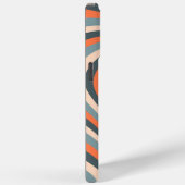 オレンジグレー催眠ハートラブパターン Case-Mate iPhoneケース (裏面 / 右)