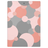 オレンジグレー分子クリップボード クリップボード (裏面)