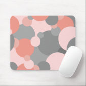 オレンジグレー分子マウスパッド マウスパッド (マウス)