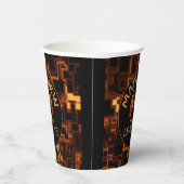 オレンジグロービデオゲームコントローラ 紙コップ (右)