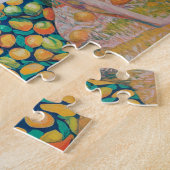 オレンジグローブの女性 ジグソーパズル (側面)