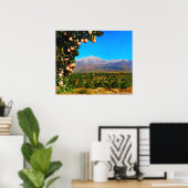 オレンジグローブススノーキャップ山バルディ1900年代初期 ポスター (ホームオフィス)